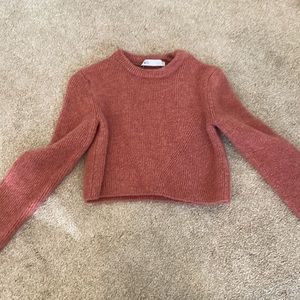 Zara crop top sweater